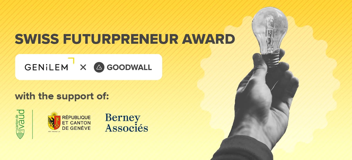 GENiLEM Goodwall Launch Swiss Futurpreneur Award challenge