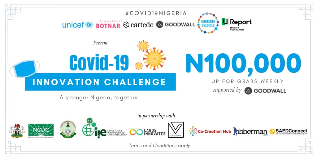 Unicef Covid-19 Youth Challenge Nigeria award