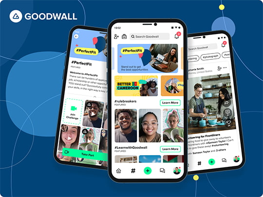 2022 download the Goodwall app call to action version 3
