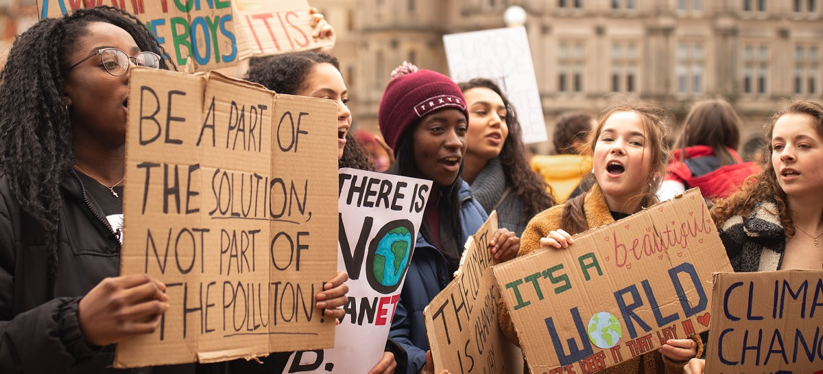 university students protesting climate change best universities for climate justice